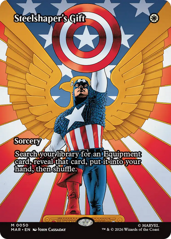 Steelshaper's Gift (Borderless) [Marvel Universe: Eternal-Legal] - The Mythic Store | 24h Order Processing
