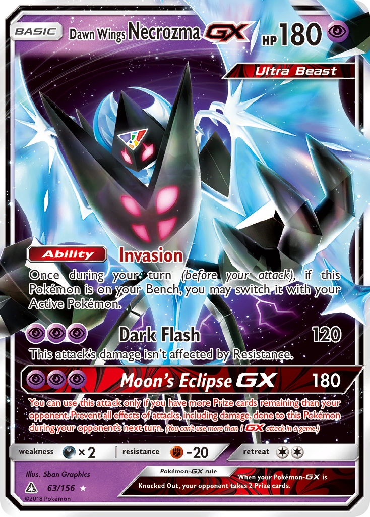 Dawn Wings Necrozma GX (63/156) [Sun & Moon: Ultra Prism] - The Mythic Store | 24h Order Processing