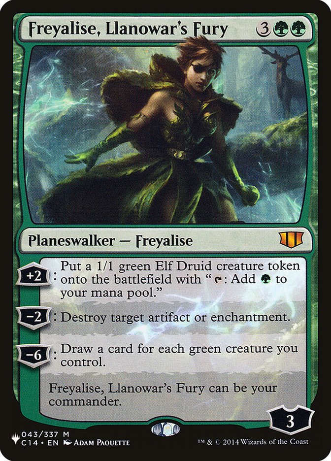 Freyalise, Llanowar's Fury [The List] - The Mythic Store | 24h Order Processing