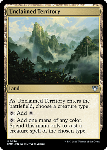 Unclaimed Territory [Commander Masters] - The Mythic Store | 24h Order Processing
