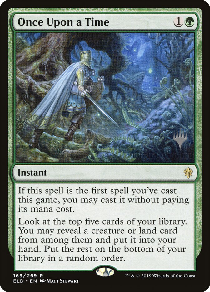 Once Upon a Time (Promo Pack) [Throne of Eldraine Promos] - The Mythic Store | 24h Order Processing