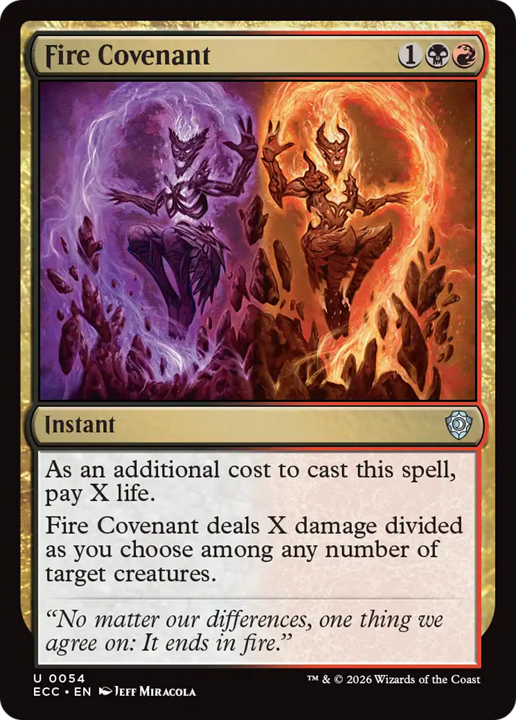 Fire Covenant [Lorwyn Eclipsed Commander] - The Mythic Store | 24h Order Processing