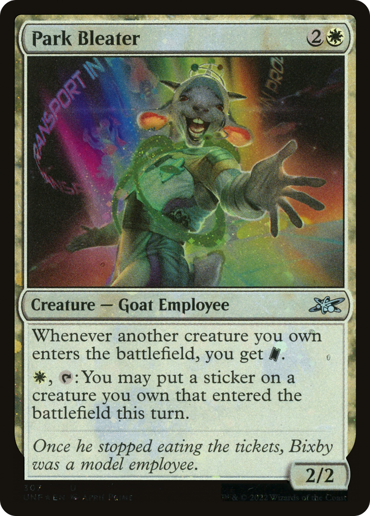 Park Bleater (Galaxy Foil) [Unfinity] - The Mythic Store | 24h Order Processing