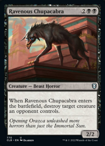 Ravenous Chupacabra [Commander Legends: Battle for Baldur's Gate] - The Mythic Store | 24h Order Processing