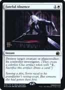 Fateful Absence [Innistrad: Midnight Hunt Prerelease Promos] - The Mythic Store | 24h Order Processing