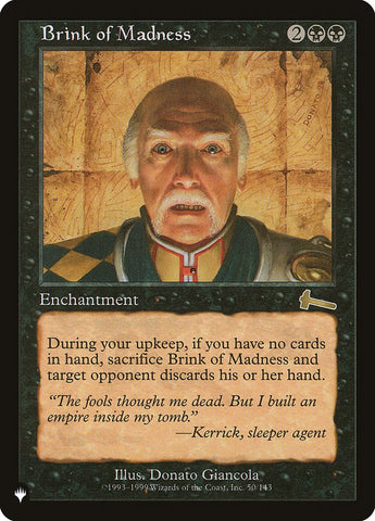 Brink of Madness [The List] - The Mythic Store | 24h Order Processing