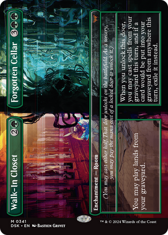 Walk-In Closet // Forgotten Cellar (Borderless) [Duskmourn: House of Horror] - The Mythic Store | 24h Order Processing