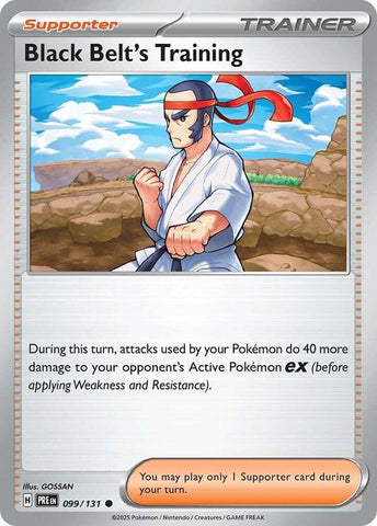 Black Belt's Training (099/131) [Scarlet & Violet: Prismatic Evolutions] - The Mythic Store | 24h Order Processing