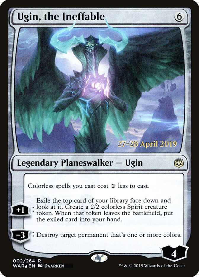 Ugin, the Ineffable [War of the Spark Prerelease Promos] - The Mythic Store | 24h Order Processing