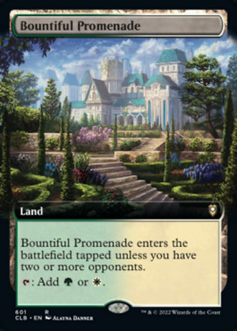 Bountiful Promenade (Extended Art) [Commander Legends: Battle for Baldur's Gate] - The Mythic Store | 24h Order Processing