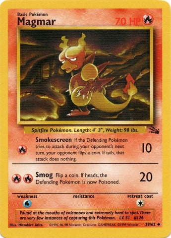 Magmar (39/62) [Fossil Unlimited] - The Mythic Store | 24h Order Processing