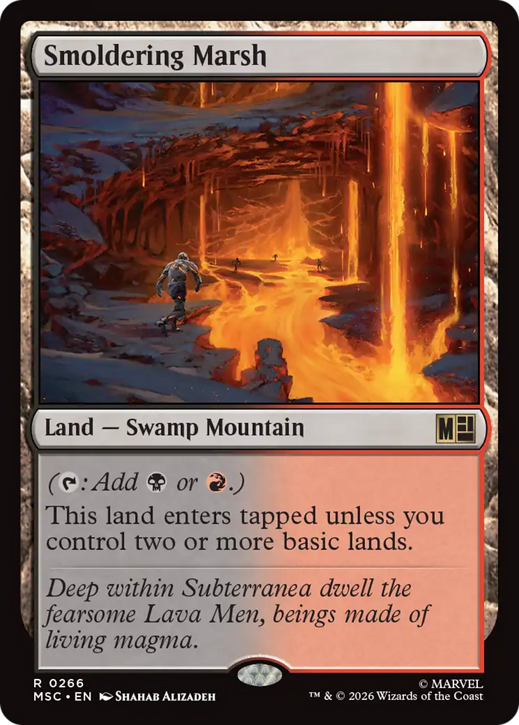 Smoldering Marsh [Marvel Super Heroes Commander] - The Mythic Store | 24h Order Processing