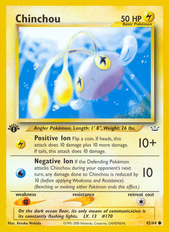 Chinchou (42/64) [Neo Revelation 1st Edition] - The Mythic Store | 24h Order Processing