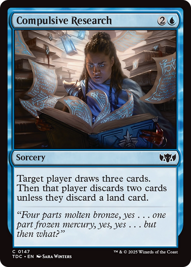 Compulsive Research [Tarkir: Dragonstorm Commander] - The Mythic Store | 24h Order Processing
