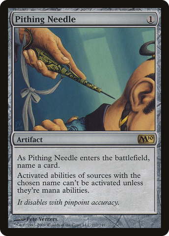Pithing Needle [Magic 2010] - The Mythic Store | 24h Order Processing