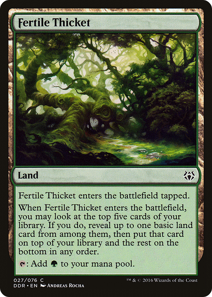 Fertile Thicket [Duel Decks: Nissa vs. Ob Nixilis] - The Mythic Store | 24h Order Processing