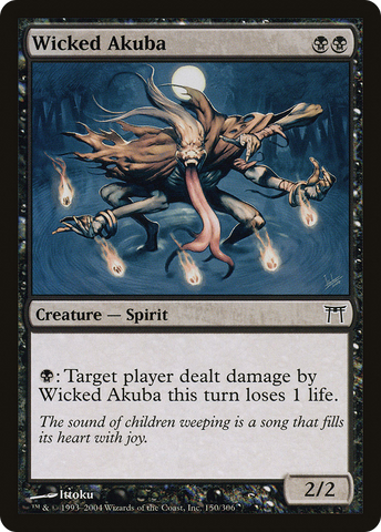 Wicked Akuba [Champions of Kamigawa] - The Mythic Store | 24h Order Processing
