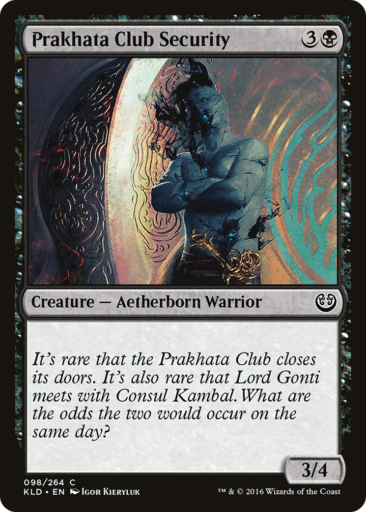 Prakhata Club Security [Kaladesh] - The Mythic Store | 24h Order Processing