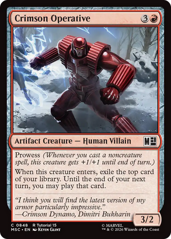 Crimson Operative [Marvel Super Heroes Commander] - The Mythic Store | 24h Order Processing