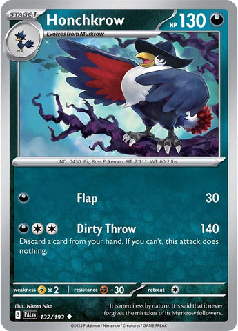Honchkrow (132/193) [Scarlet & Violet: Paldea Evolved] - The Mythic Store | 24h Order Processing