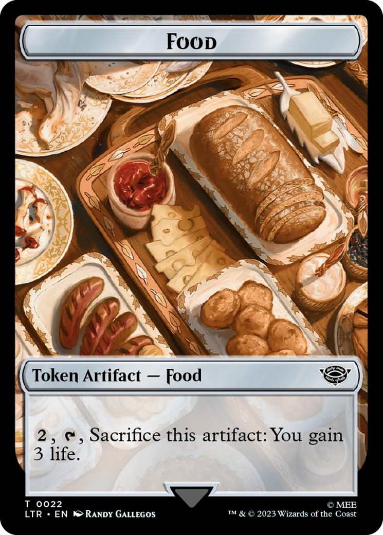 Tentacle // Food (0022) Double-Sided Token (Surge Foil) [The Lord of the Rings: Tales of Middle-Earth Tokens] - The Mythic Store | 24h Order Processing
