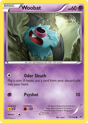 Woobat (71/162) [XY: BREAKthrough] - The Mythic Store | 24h Order Processing
