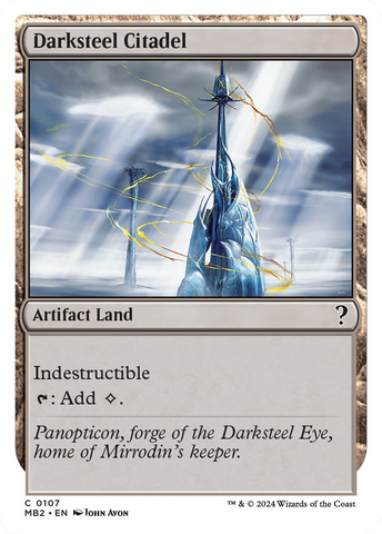 Darksteel Citadel (White Border) [Mystery Booster 2] - The Mythic Store | 24h Order Processing