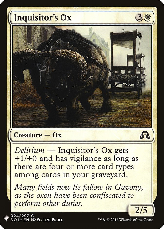 Inquisitor's Ox [Mystery Booster] - The Mythic Store | 24h Order Processing
