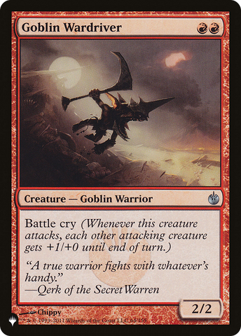 Goblin Wardriver [The List] - The Mythic Store | 24h Order Processing