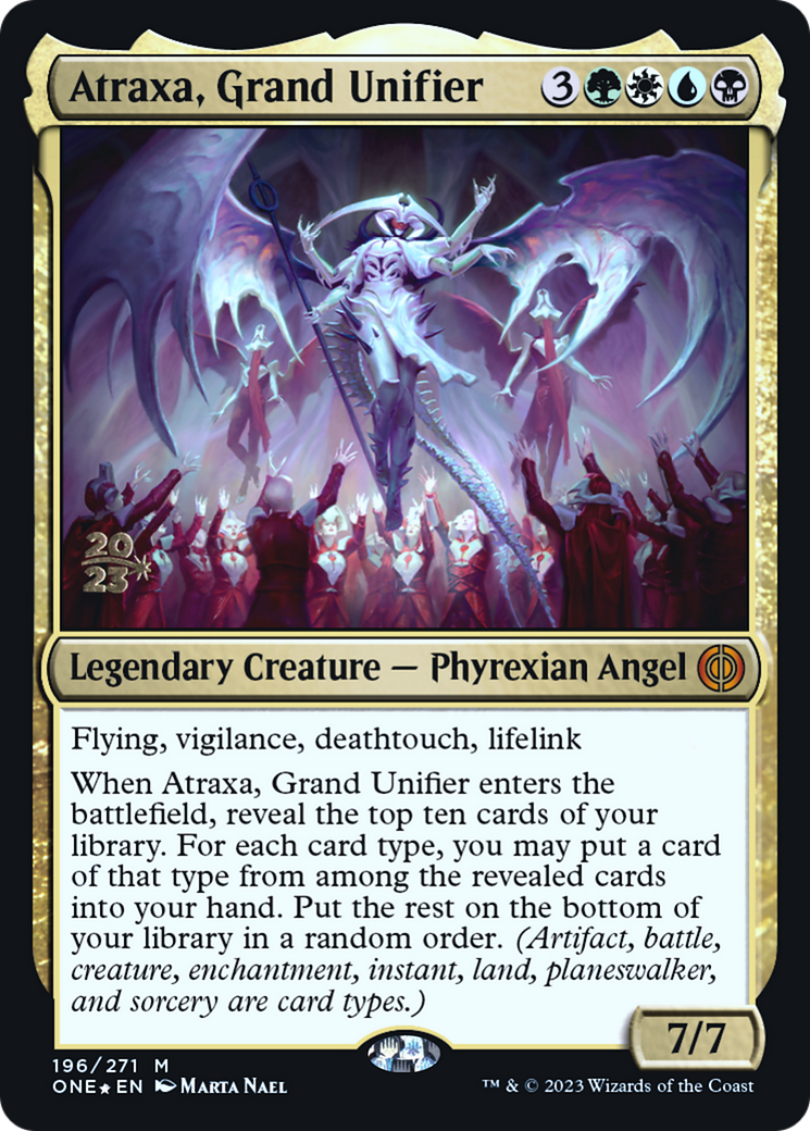 Atraxa, Grand Unifier [Phyrexia: All Will Be One Prerelease Promos] - The Mythic Store | 24h Order Processing