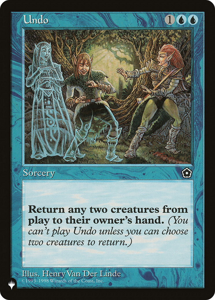 Undo [The List Reprints] - The Mythic Store | 24h Order Processing