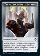 Wolf // Zariel, Archduke of Avernus Emblem Double-Sided Token [Dungeons & Dragons: Adventures in the Forgotten Realms Tokens] - The Mythic Store | 24h Order Processing
