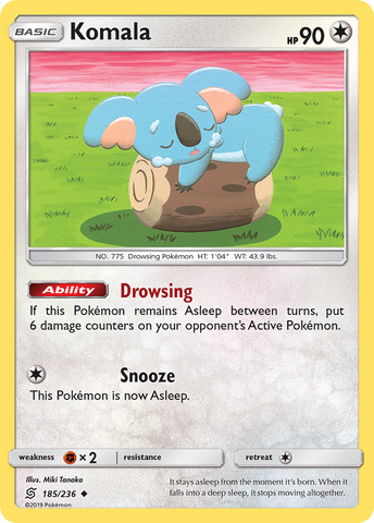 Komala (185/236) [Sun & Moon: Unified Minds] - The Mythic Store | 24h Order Processing