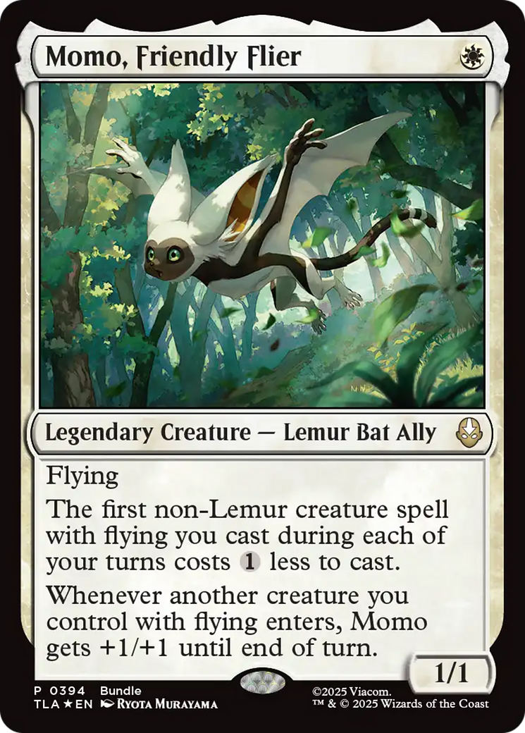 Momo, Friendly Flier (Bundle) [Avatar: The Last Airbender Promos] - The Mythic Store | 24h Order Processing