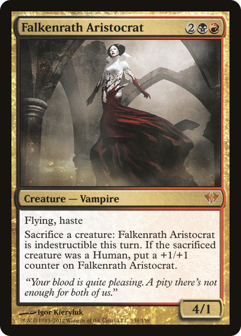 Falkenrath Aristocrat [Dark Ascension] - The Mythic Store | 24h Order Processing