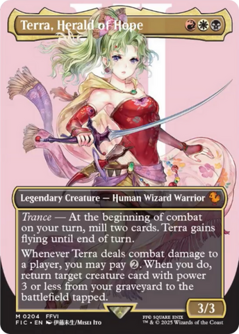 Terra, Herald of Hope (Borderless) [FINAL FANTASY Commander] - The Mythic Store | 24h Order Processing