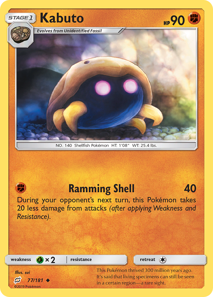 Kabuto (77/181) [Sun & Moon: Team Up] - The Mythic Store | 24h Order Processing