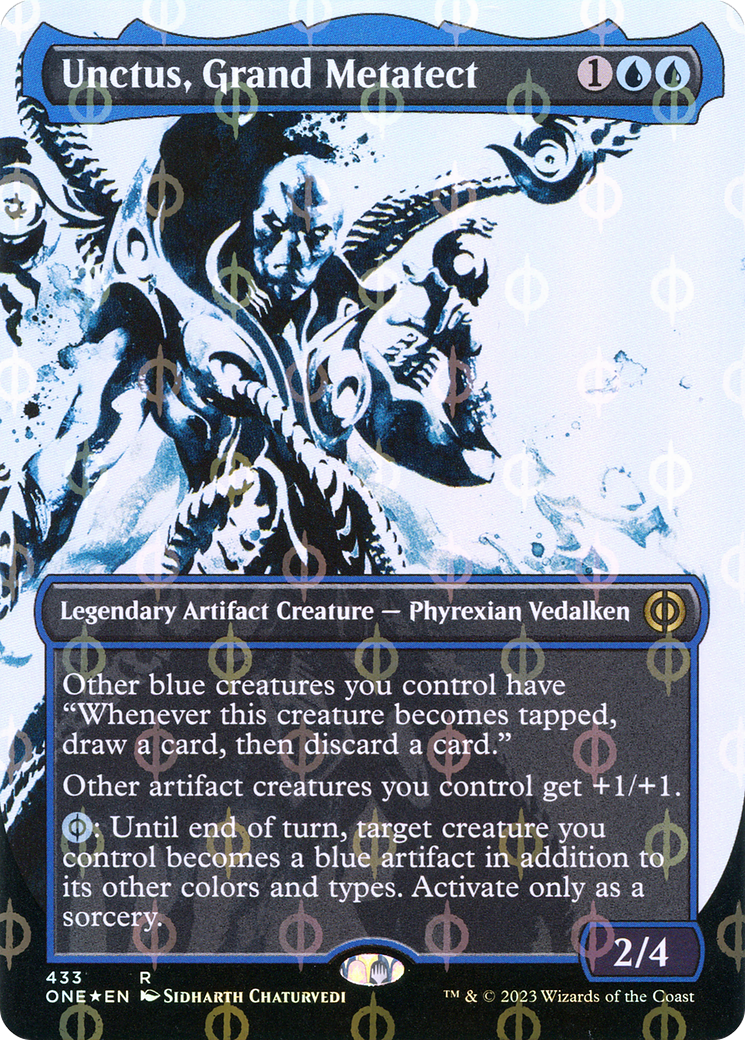 Unctus, Grand Metatect (Borderless Ichor Step-and-Compleat Foil) [Phyrexia: All Will Be One] - The Mythic Store | 24h Order Processing