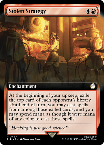 Stolen Strategy (Extended Art) [Fallout] - The Mythic Store | 24h Order Processing
