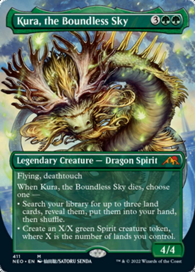 Kura, the Boundless Sky (Borderless Alternate Art) [Kamigawa: Neon Dynasty] - The Mythic Store | 24h Order Processing