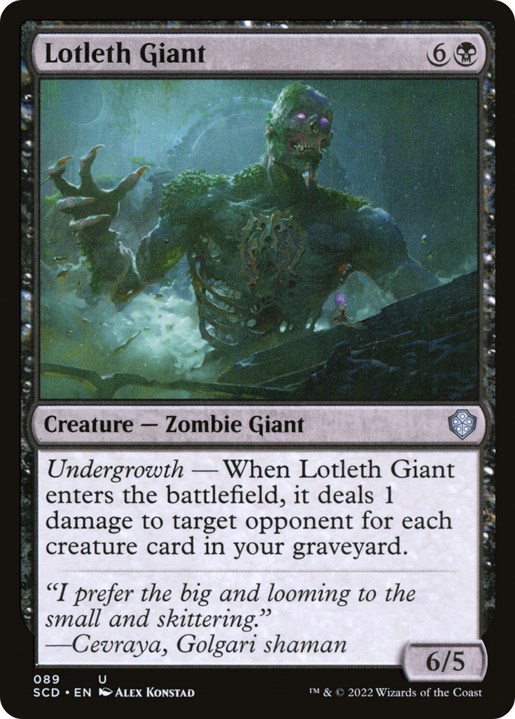 Lotleth Giant [Starter Commander Decks] - The Mythic Store | 24h Order Processing