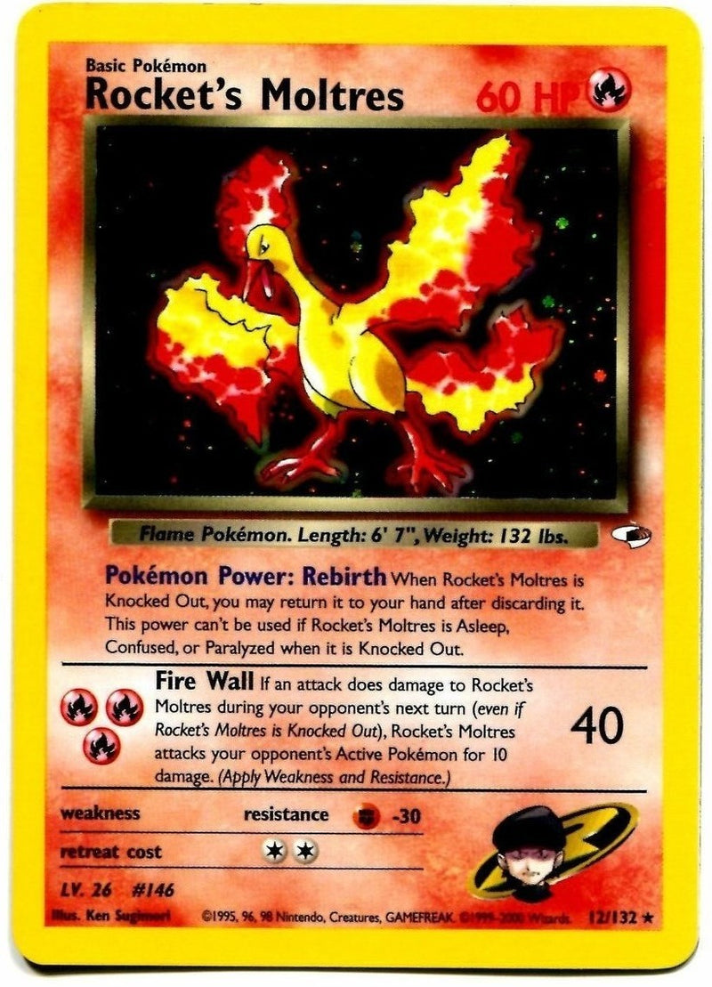 Rocket's Moltres (12/132) [Gym Heroes Unlimited] - The Mythic Store | 24h Order Processing