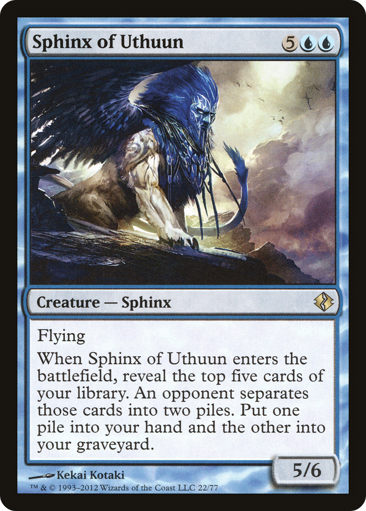Sphinx of Uthuun [Duel Decks: Venser vs. Koth] - The Mythic Store | 24h Order Processing
