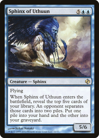 Sphinx of Uthuun [Duel Decks: Venser vs. Koth] - The Mythic Store | 24h Order Processing