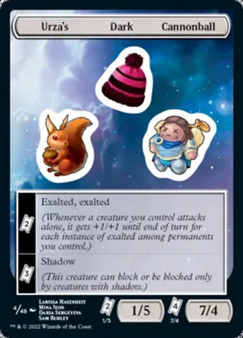 Urza's Dark Cannonball [Unfinity Stickers] - The Mythic Store | 24h Order Processing