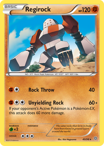 Regirock (40/98) [XY: Ancient Origins] - The Mythic Store | 24h Order Processing