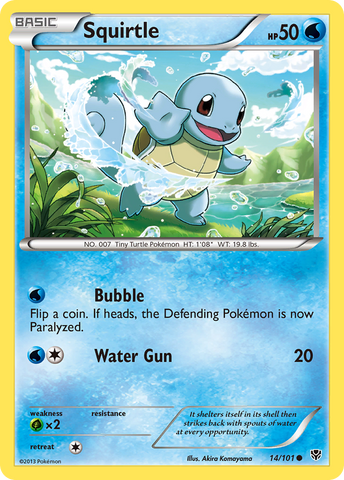 Squirtle (14/101) [Black & White: Plasma Blast] - The Mythic Store | 24h Order Processing