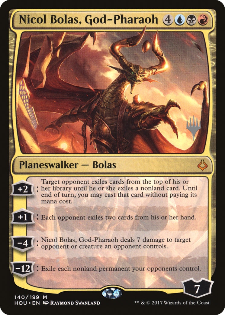 Nicol Bolas, God-Pharaoh (Promo Pack) [Hour of Devastation Promos] - The Mythic Store | 24h Order Processing