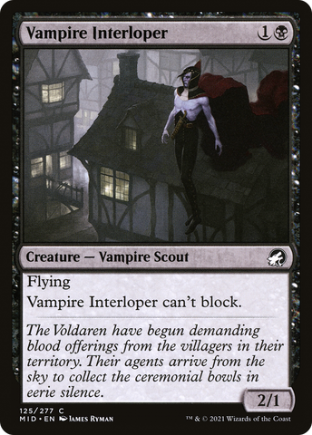 Vampire Interloper [Innistrad: Midnight Hunt] - The Mythic Store | 24h Order Processing