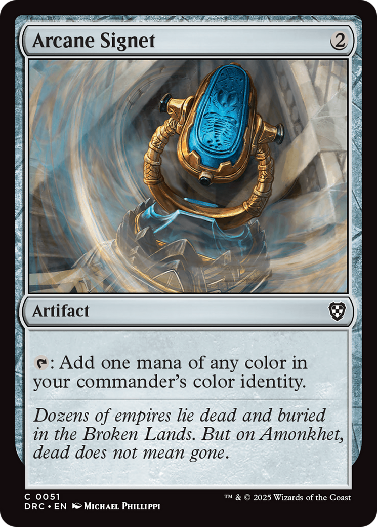 Arcane Signet [Aetherdrift Commander] - The Mythic Store | 24h Order Processing